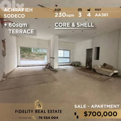 Apartment for sale in Achrafieh AA361 شقة للبيع في الأشرفية
