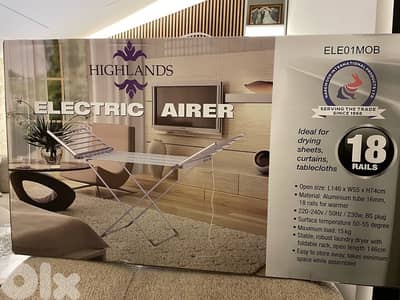 electric airer 18 rails