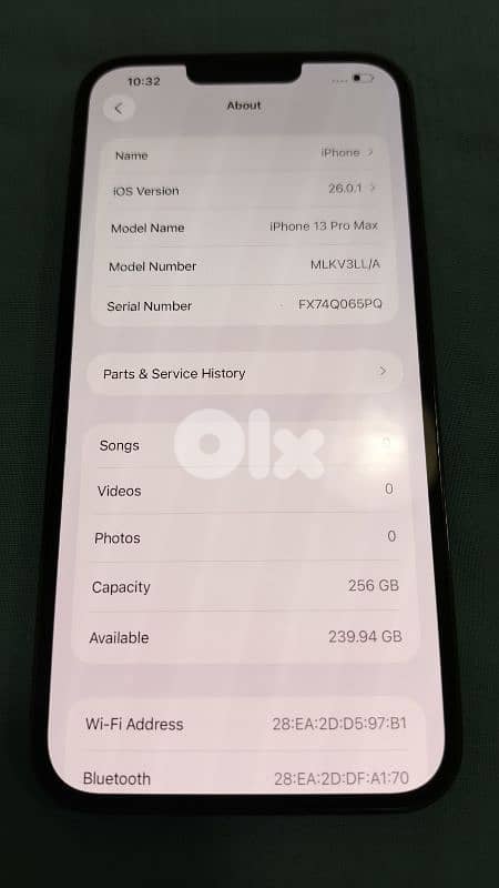 Iphone 13 pro max 256GB 3