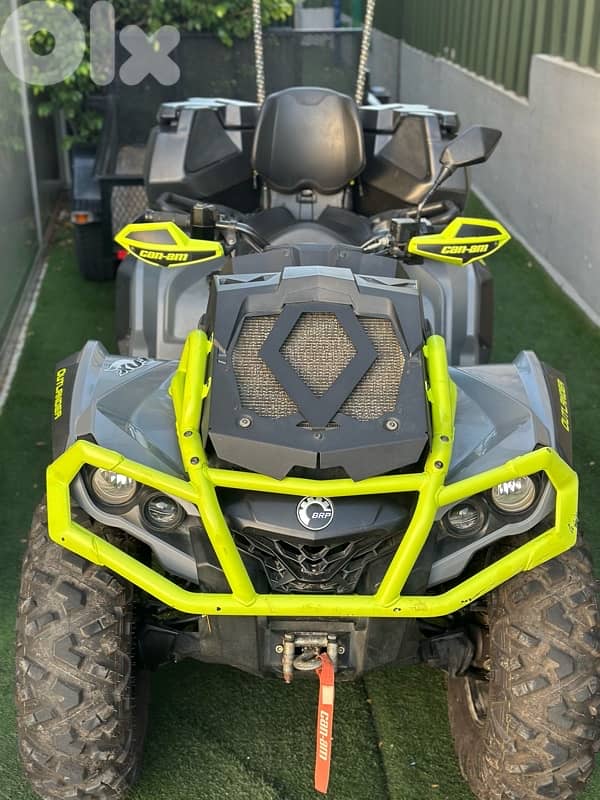 2021 Can-am XMR 1000R V-Twin 4x4 Outlander with trailer 1