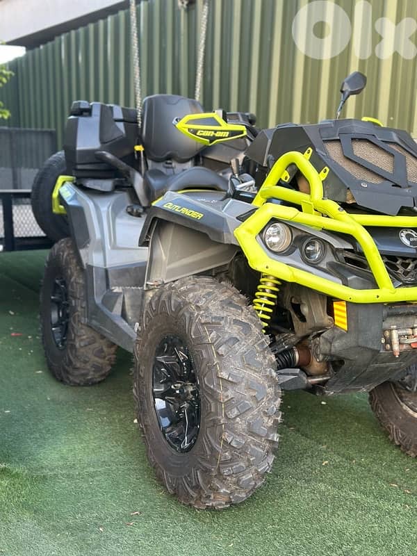 2021 Can-am XMR 1000R V-Twin 4x4 Outlander with trailer 2