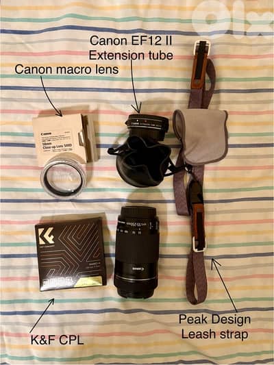 Canon EF-S 55-250mm IS STM lens-accessories