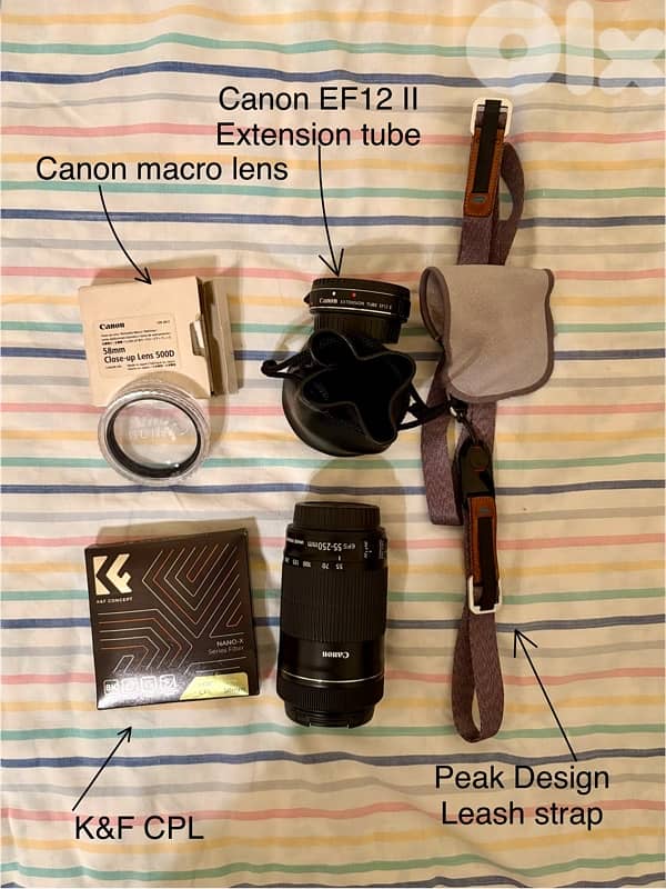 Canon EF-S 55-250mm IS STM lens-accessories 0