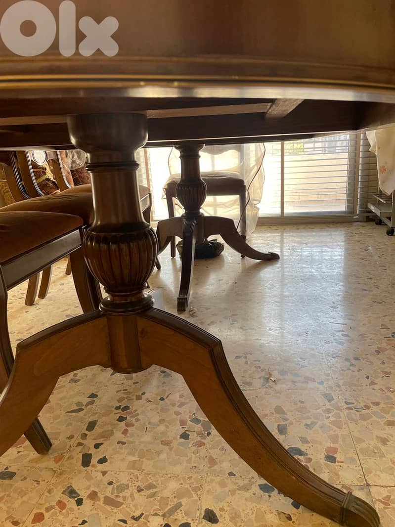 Regency Dining Room: table, chairs, and buffet 6