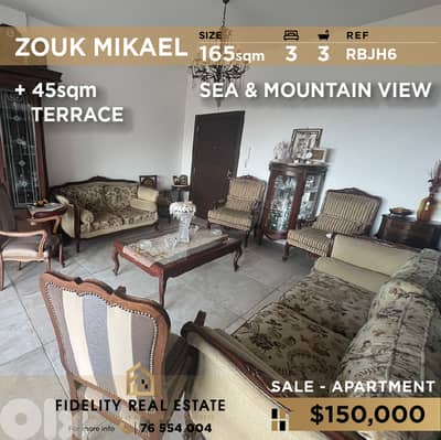 Apartment for sale in Zouk Mikael RBJH6 شقة جديدة للبيع في زوق مكايل