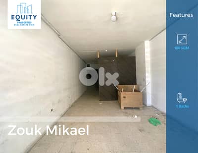 100 SQM Shop For Sale In Zouk Mikael Prime Location #RK217826
