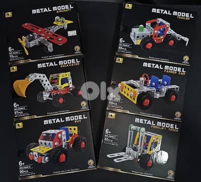 Metal Model Construction Sets for Kids
