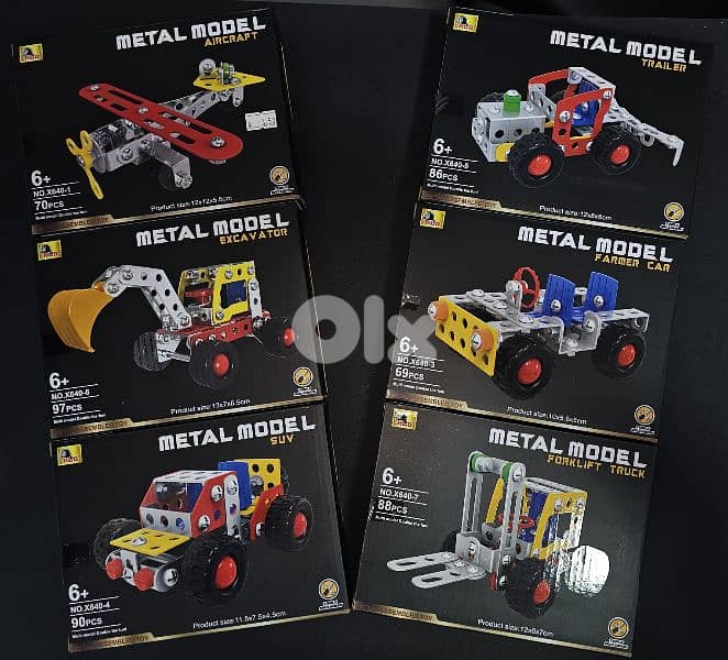 Metal Model Construction Sets for Kids 0