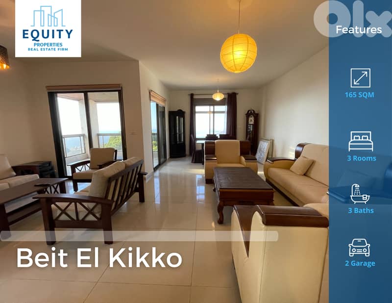 Furnished 165 SQM Apartment For Rent In Beit El Kikko #DH2179132 0