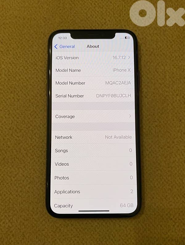 iphone x 64 gb 1