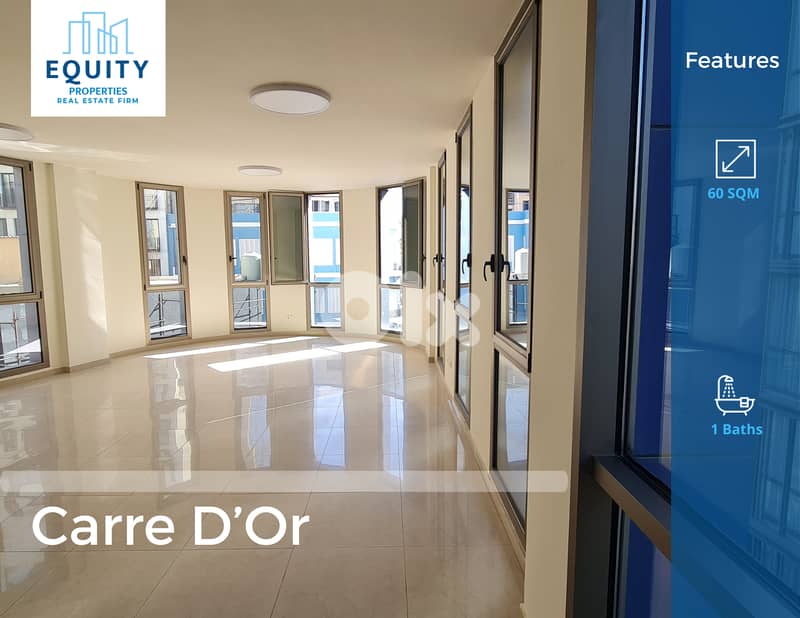 60 SQM Office For Rent In Carre D'Or Achrafieh Prime Location#ML218424 0