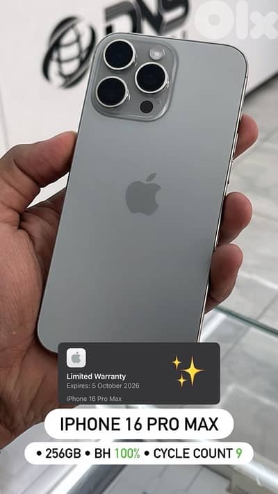 iphone 16pro max 256G natural