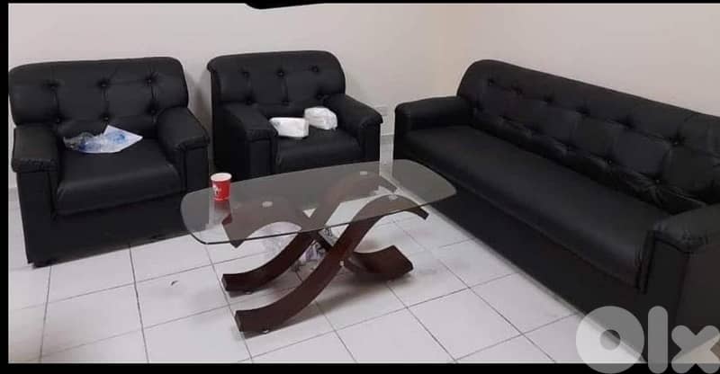Leather sofa          صالونات جلد 1
