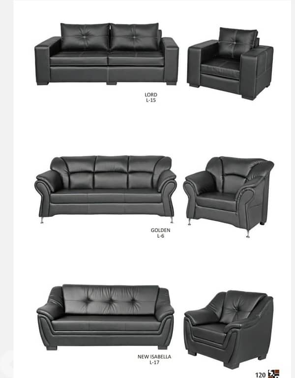 Leather sofa          صالونات جلد 18