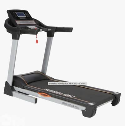 Treadmill, Running 106, 4H. P, 150 KG, Black
