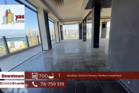 Downtown 700m2 | 300m2 Terrace  | Perfect Investment | Classy Area |OH