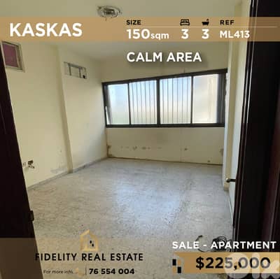 Apartment for sale in Kaskas ML413  شقة للبيع في قصقص