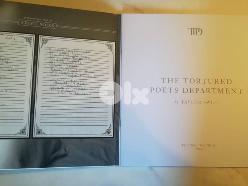 Taylor Swift "The tortured poets department"  album on 2 white vinyl 2