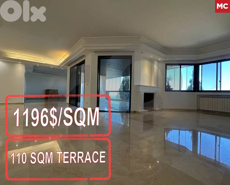 110 sqm terrace -GREAT CATCH-Biyada, Metn/بياضة, متن REF#MC114507 0