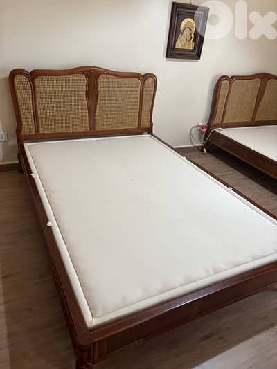 two beds style regency wide 140cm