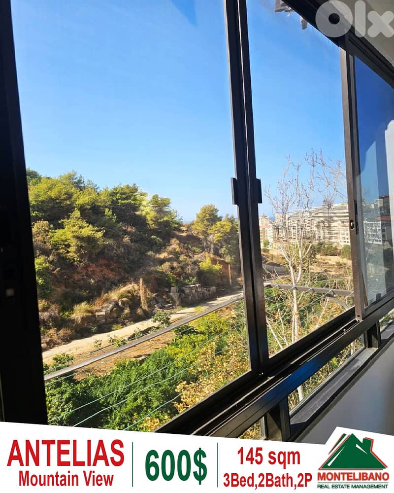 Semi-Furnished 145 sqm Apartment For Rent in Antelias + Mountain View 0