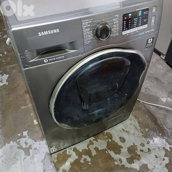 غساله سامسونك 8 كيلو انفرتر  مع نشافه 2