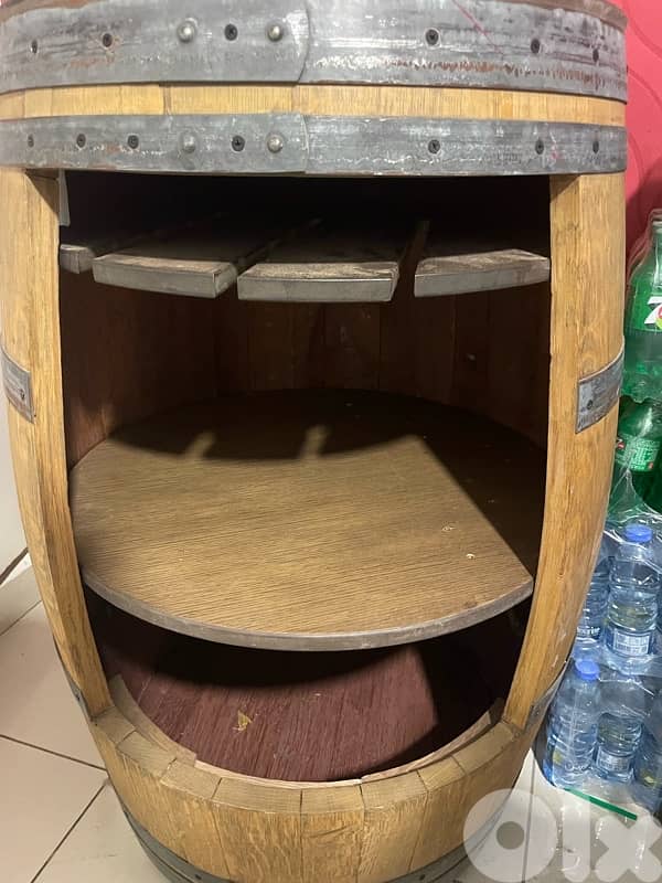 barrel as bar for wine 0