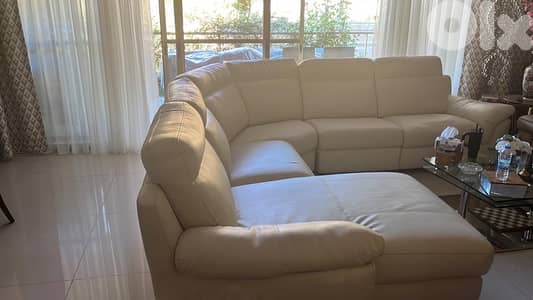 living room leather like new for sale