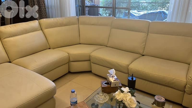 living room leather like new for sale 1