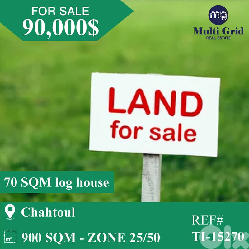TI-15270 / Land for Sale in Chahtoul, أرض للبيع في شحتول 0