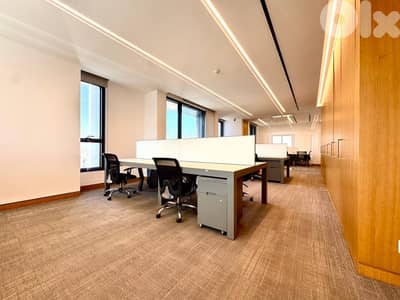 JH25-4478 Furnished Office 250m2 for rent in Achrafieh, $ 3,333 cash
