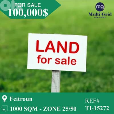 TI-15272 / Land for Sale in Faitroun, أرض للبيع في فيترون