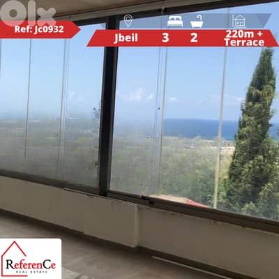 Duplex with terrace in Jbeil دوبلكس مع تراس في جبيل