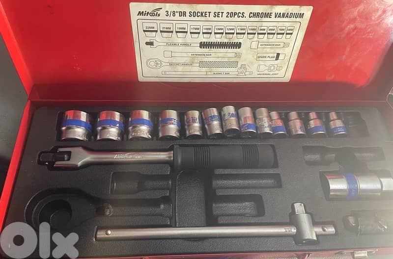 Full car workshop tool set, عدة كراج 7