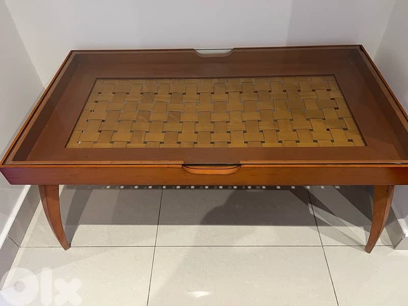 طاولة صالون انتيك شغل قديم انكليزي درجه اولى 110*60 cm 1