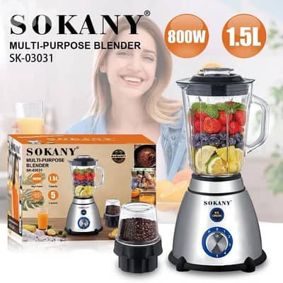 blender glass SOKANY خلاط فواكة