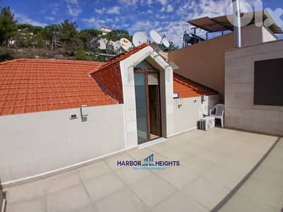 roof top for rent in broumana شقة للإيجار في برمانا