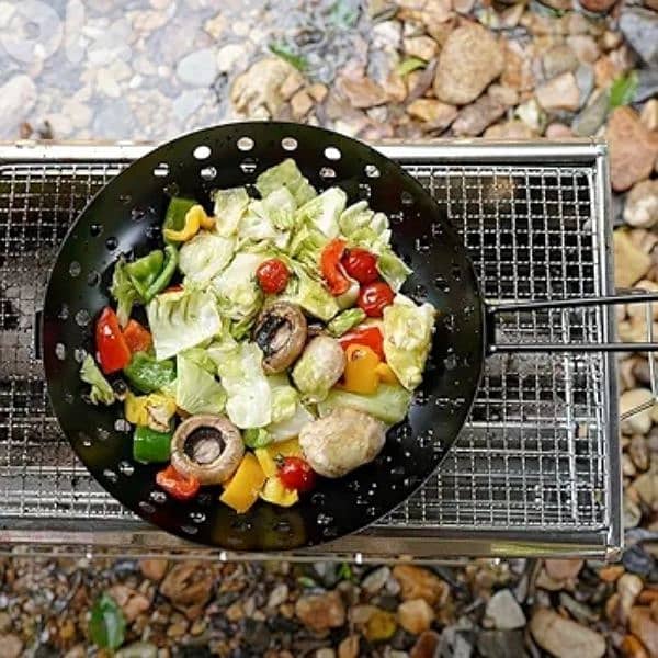 barbecue grilling pan 28cm 2