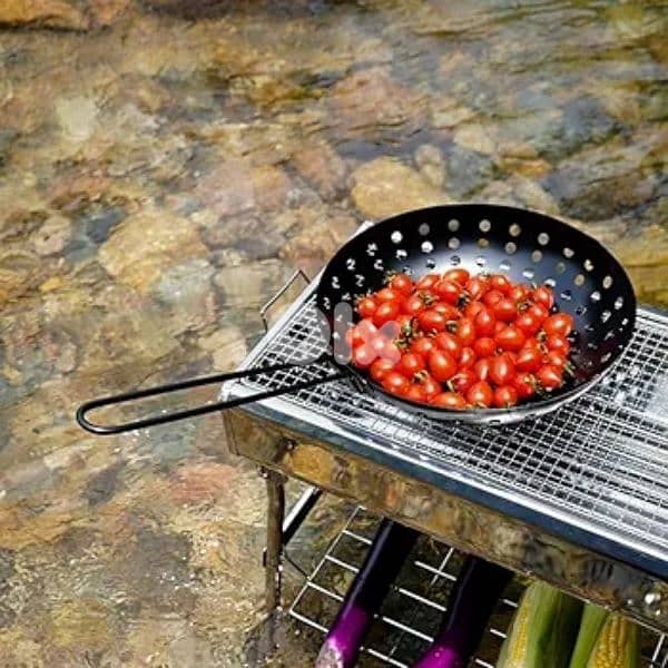 barbecue grilling pan 28cm 3