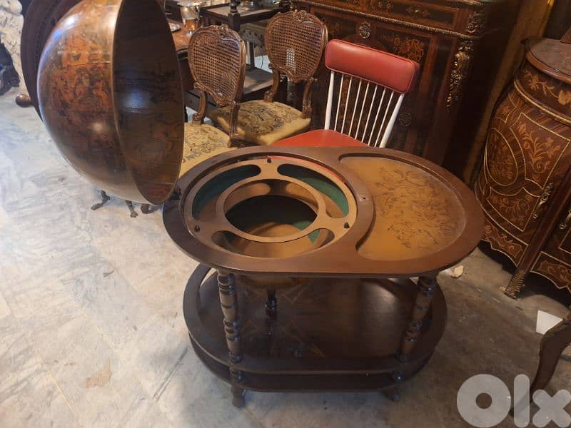 trolley bar vintage Italy original globe 1