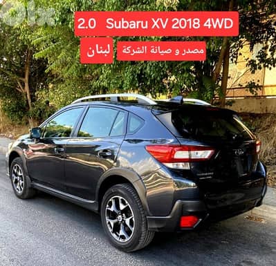 2018 Subaru XV 2.0 مصدر و صيانة الشركة لبنان