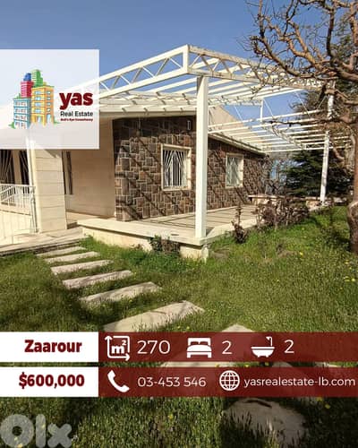 Zaarour 2258m2 Land | 270m2 chalet | Mountain View | Luxury | AA