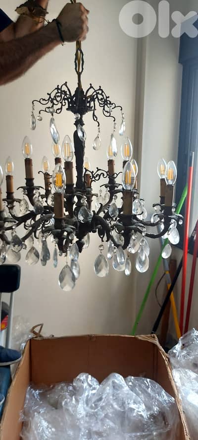 chandelier crystal for 700 dollars