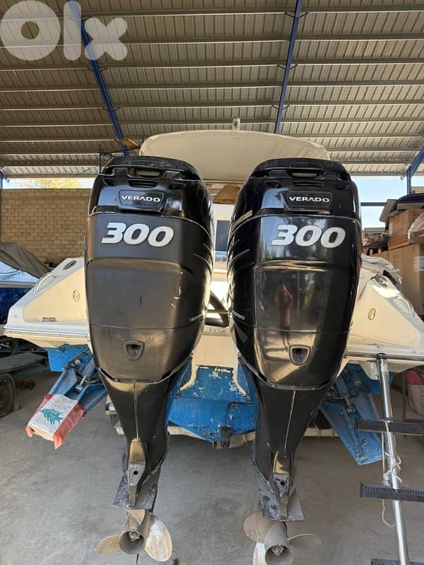 Twin Mercury Verado 300hp V6 3