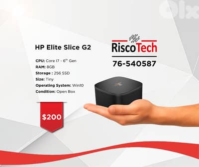 TINY HP ELITE SLICE G2 - كومبيوتر