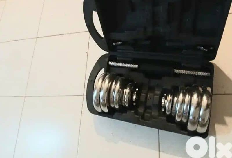 dumbles 20kg adjustable iron 3