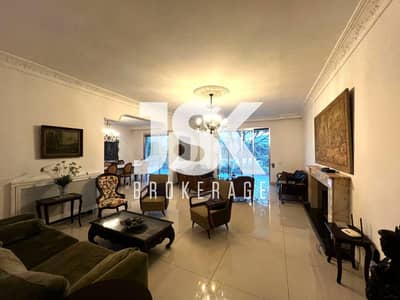 L19535 - Apartment with Garden & Mountain View For Rent in Baabdat