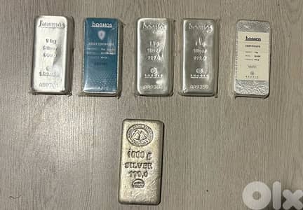 Silver Coin and Bars