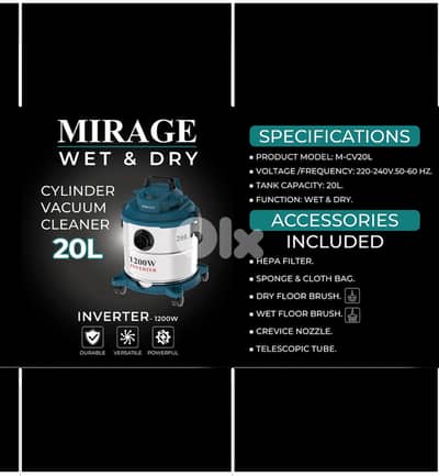 Mirage Barrel Vacuum Cleaner
