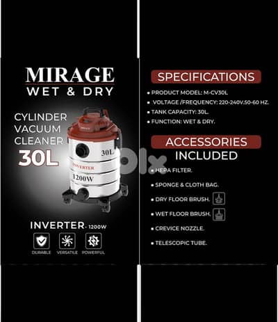 Mirage Barrel Vacuum Cleaner